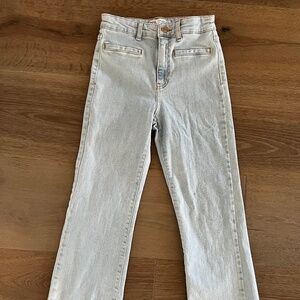 Zara High Rise Skinny Jeans with front pockets | Size 2